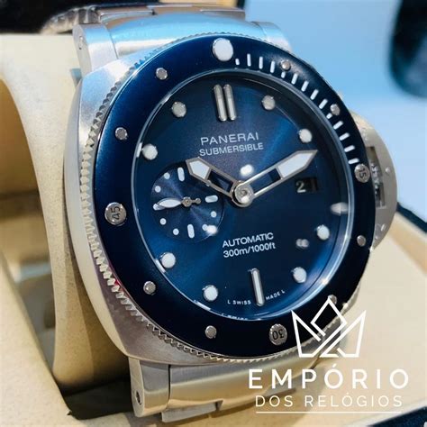 panerai 1000m submersible|Panerai submersible blu notte.